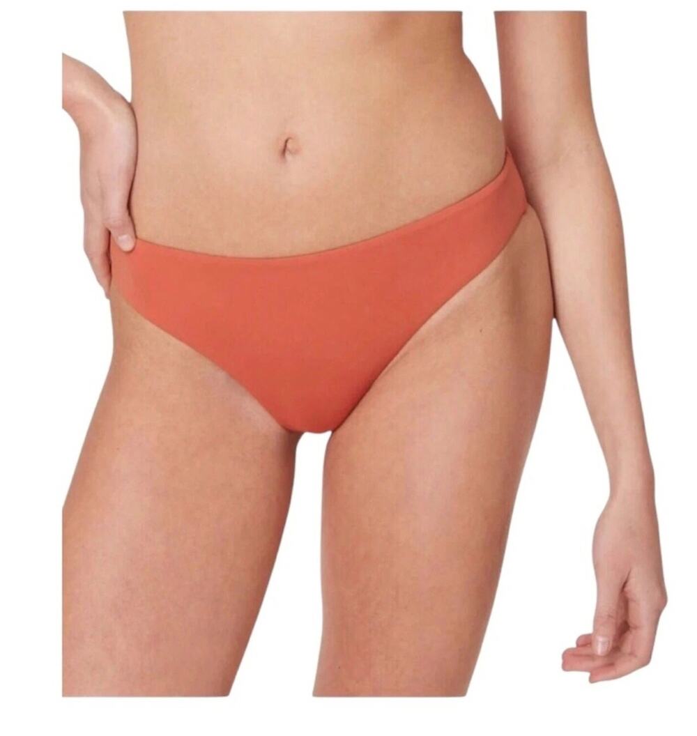 Andie Swim NWT The Symi Bikini Bottom Cedar Sustainable High Leg Low Rise XL